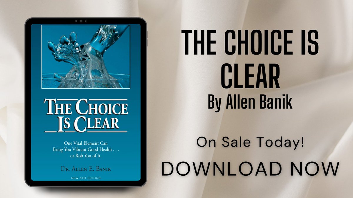Banik's 'The Choice Is Clear' emphasizes on the health benefits of distilled water. Order your copy now at cravebooks.com/b-64308?refere… #NonFiction
