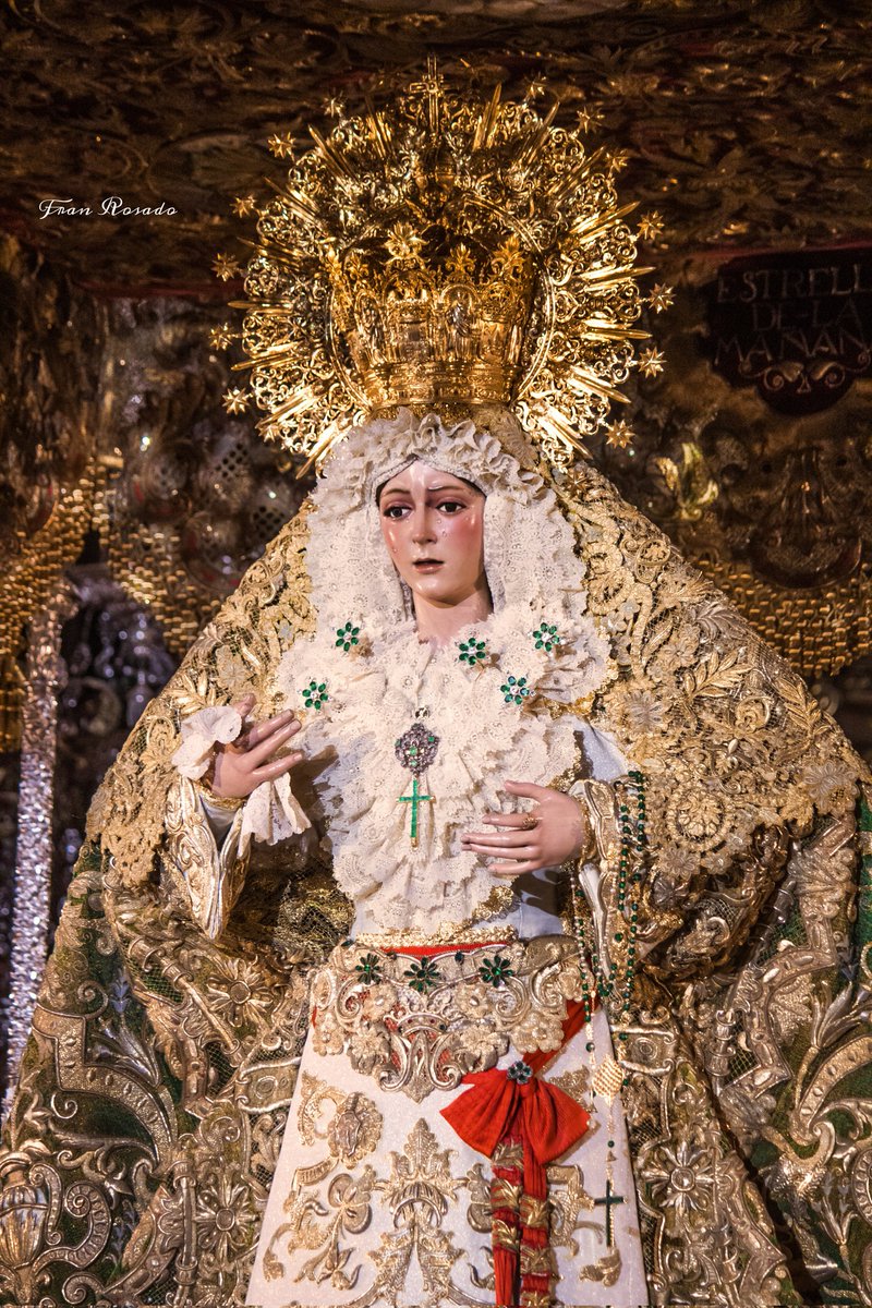¡Ay!, niña de mis entrañas, 
Sevilla pierde su brillo 
sin la Reina del castillo 
y tanto lloró tus penas 
que ha secao las azucenas 
que ha perdido el Giraldillo.

Jose Antonio Rodríguez 2026
