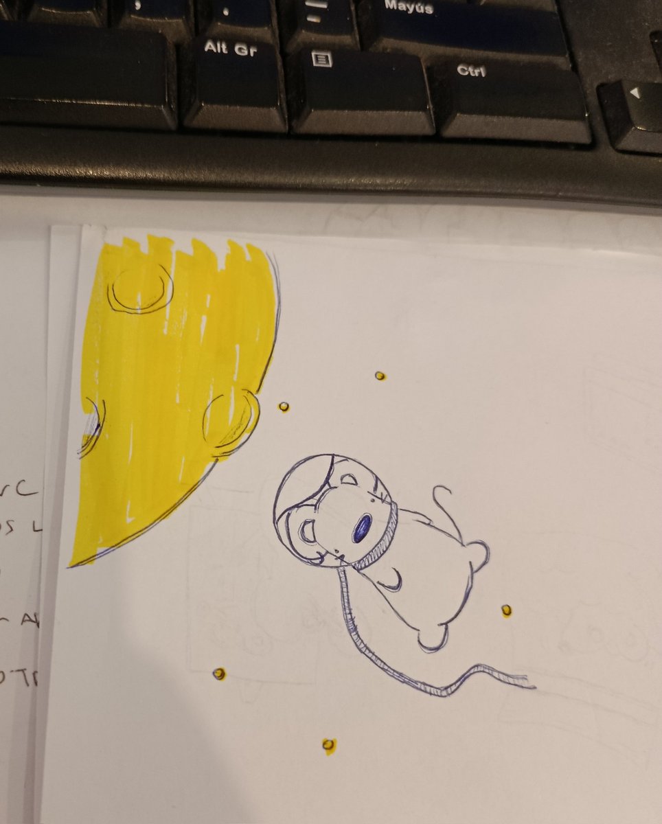 Recuerdito de cuando me cogí días libres para nada porque resulta que la luna no estaba hecha de queso