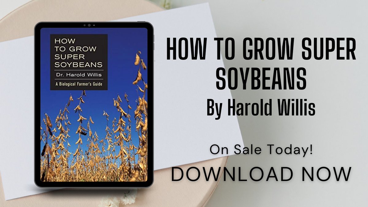 Want bigger profits from soybean farming? Harold Willis' guide offers priceless advice with a sustainable approach: cravebooks.com/b-55024?refere… #SustainableFarming