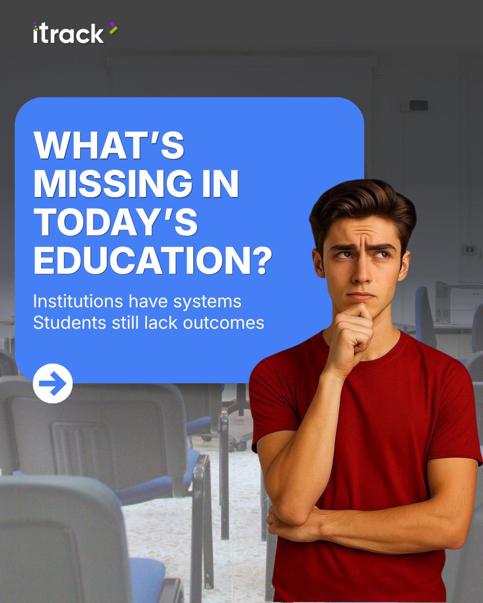 itrackglobal's tweet photo. Most institutions today already have the right infrastructure 

By integrating mentorship, hands on projects, emerging tech learning, and career pathways iTrack transforms traditional systems into a powerful, outcome-driven learning ecosystem.

#Education #EdTech https://t.co/3wFOFbf2fQ