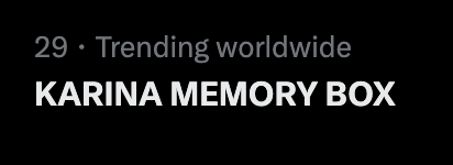 Anya_0304_'s tweet image. worldwide 29

KARINA MEMORY BOX 

#KARINA_BDAY_PARTY
