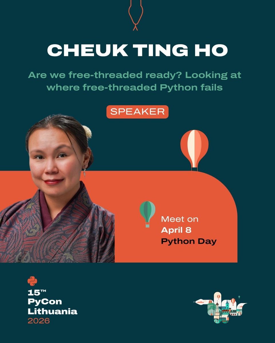 PyCon Lithuania tweet media
