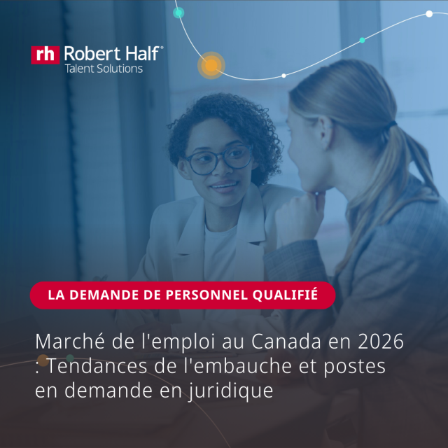 La concurrence pour les meilleurs talents persiste en 2026. Découvrez les dernières tendances dans le domaine juridique pour les employeurs et les employés canadiens. #tendances #droit #RobertHalf bit.ly/4rX6b81