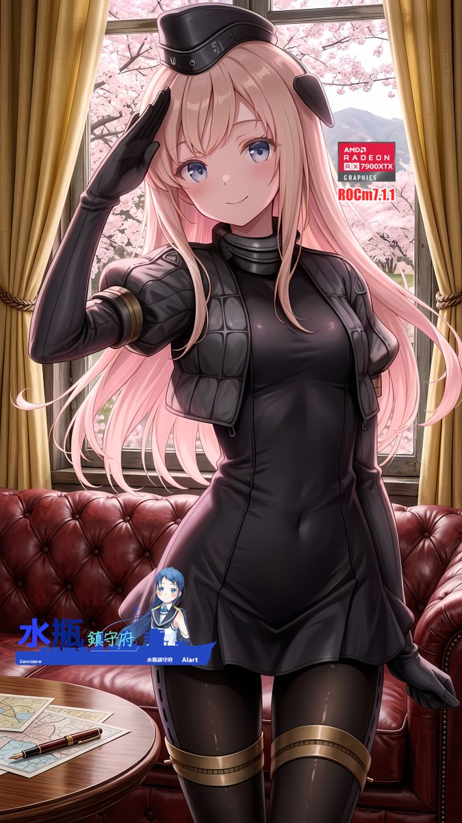 KerzEfasta's tweet photo. #AIイラスト #ROCm #艦これ #U511
Stable Diffusion WebUI reForge Local(Lisa Ver)
こんばんは(´・ω・`)ノ https://t.co/XreJxXZvT5