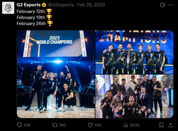 G2 Esports tweet media