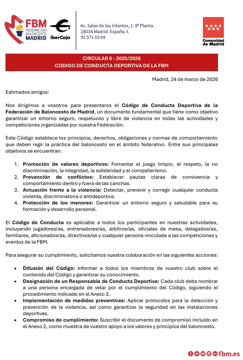 Fed. Bcto. de Madrid tweet media