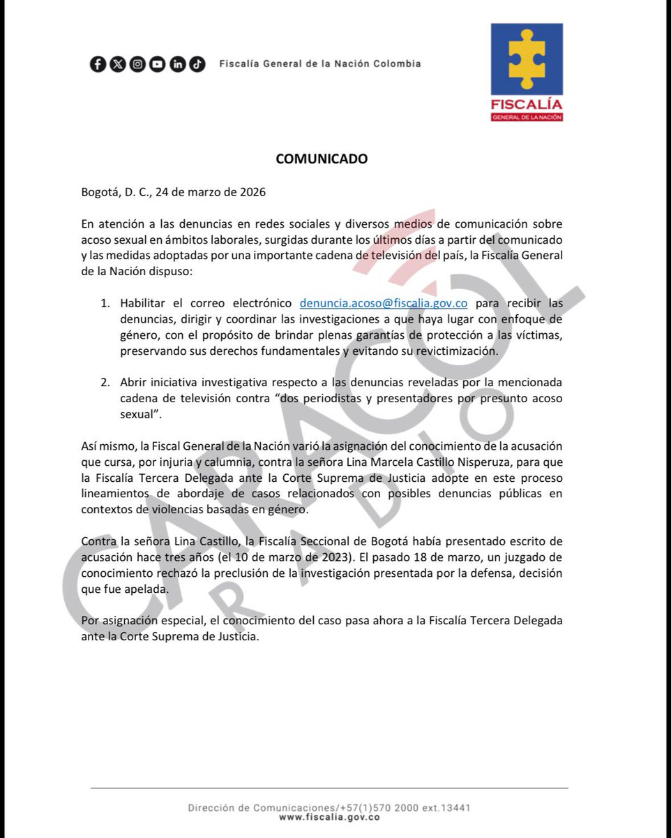 ÚltimaHoraCaracol tweet media