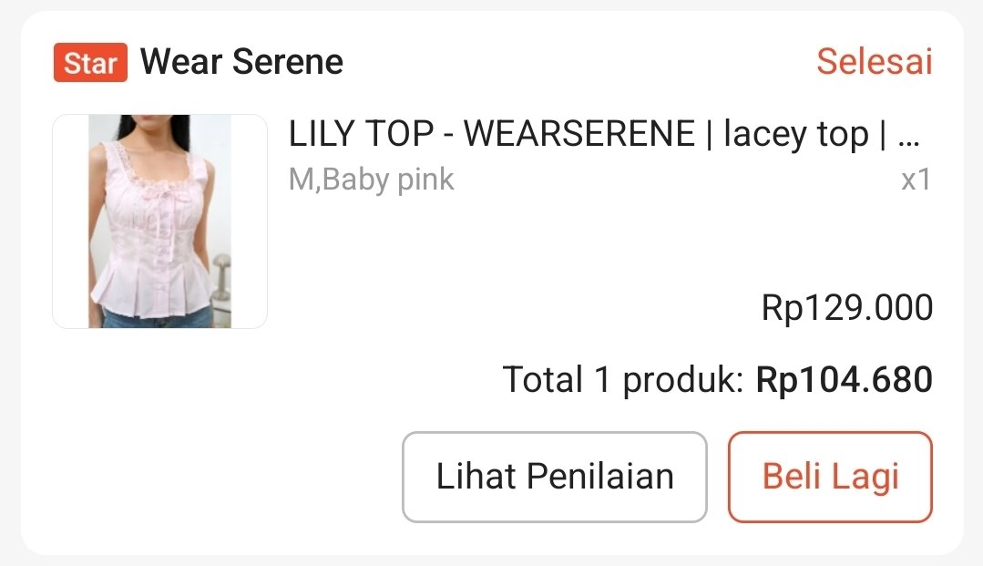 badtzcart's tweet photo. wts — lily top by wear serene uk m

☆⁠ price : 80k (exc adm)
☆⁠ new (tp tagnya terlanjur digunting) https://t.co/W7E961Mv0H