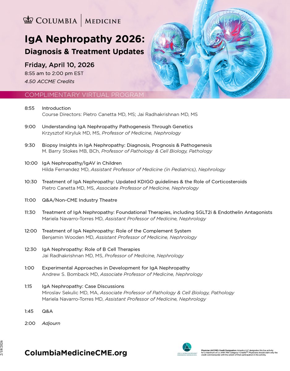 Columbia Med CME tweet media