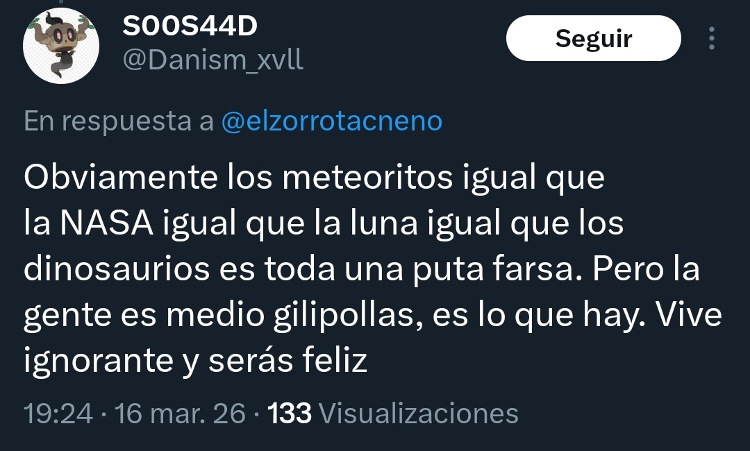 Negacionistas Out of Context tweet media