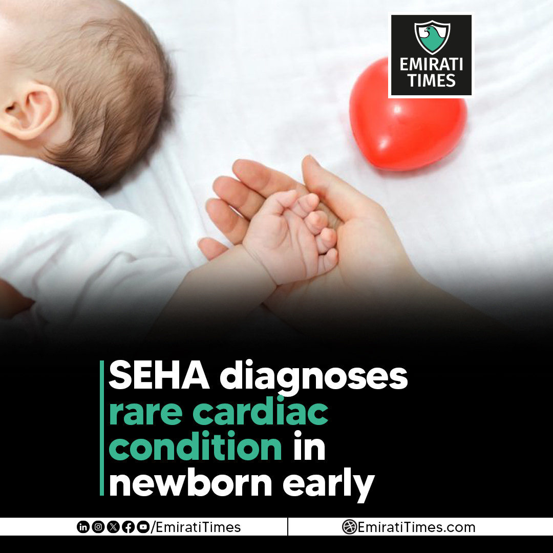 EmiratiTimes's tweet image. SEHA diagnoses rare cardiac condition in newborn early
emiratitimes.com/seha-diagnoses…

#SEHA #PureHealth #PAPVD #EmiratiTimes #CongenitalHeartDefect #NewbornHealth #HealthcareUAE #MedicalInnovation #PediatricCardiology @SEHAHealth @PureHealthae