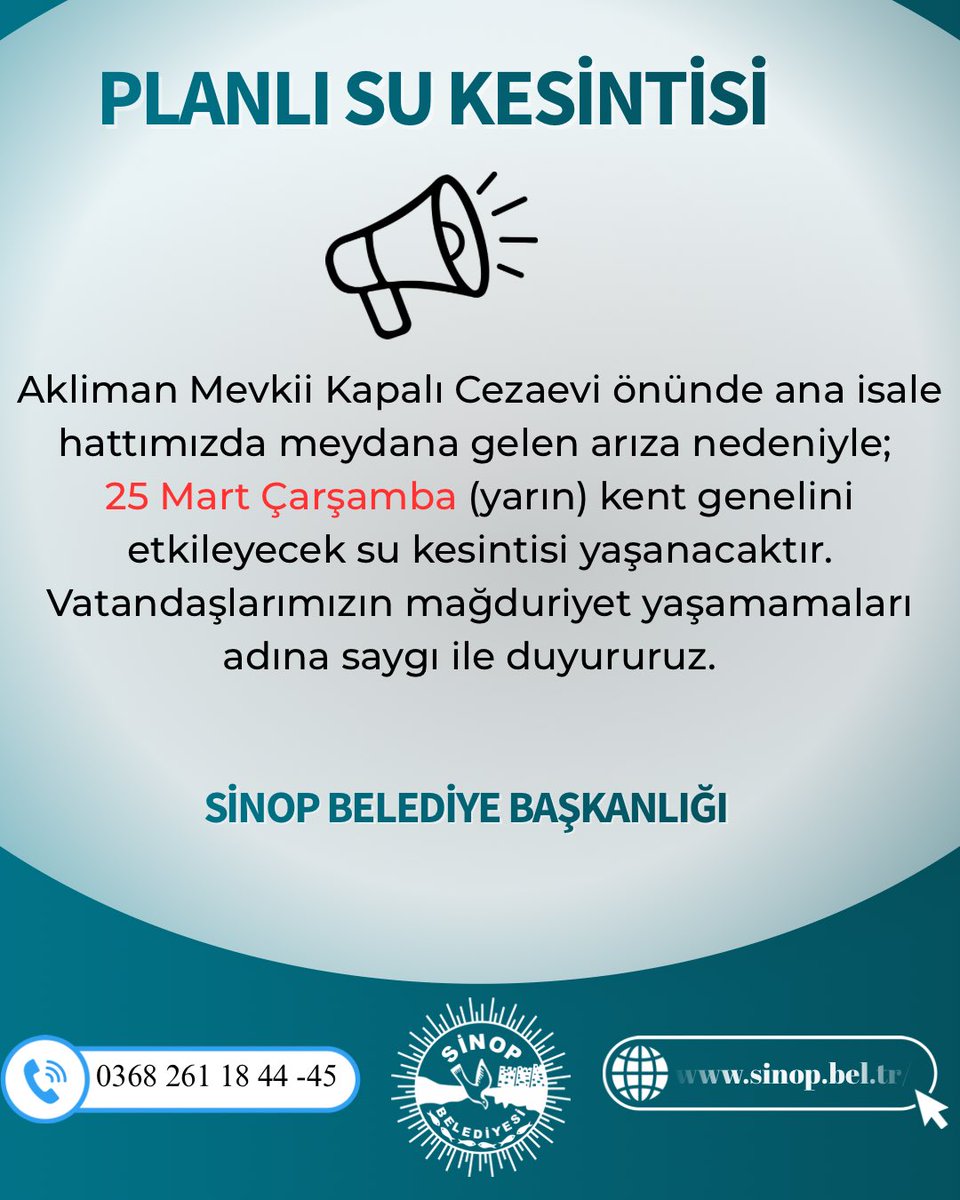 Sinop Belediyesi tweet media