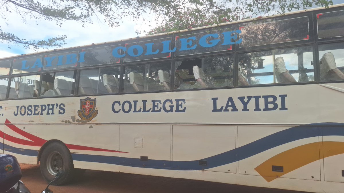OtimMoses650216's tweet photo. St. Joseph's college Layibi School bus was stoned by their opponents during the match.
Football is meant to showcase the talents of learners, not to promote hatred or division.

#Radiocomnetu
#Tembofm 
#Layibicollege
@tembofm Facebook https://t.co/CnJdRgYRDf