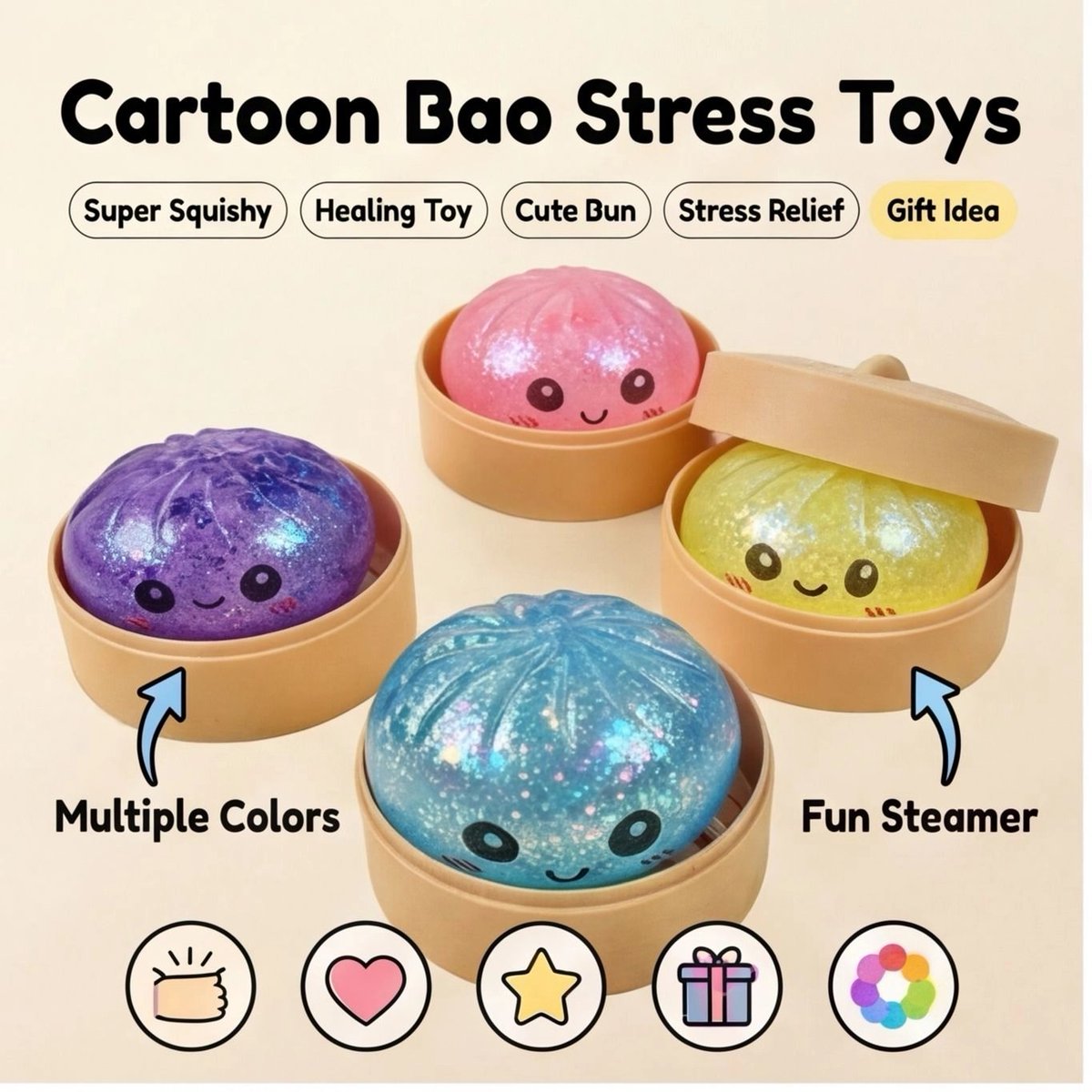 zhorya_com's tweet photo. 🥟 New Bestseller for Fidget Retailers!

8.5cm Glitter Dumpling Blind Box — dense, premium Maltose squish. Upgrade your stock now!

🔗 https://t.co/OyQ6TuYWB1
🔗 https://t.co/tCa502Yv7Q

#WholesaleToys #FidgetToys #DumplingSquishy #BlindBoxTrend https://t.co/Rl9VXc6Trr