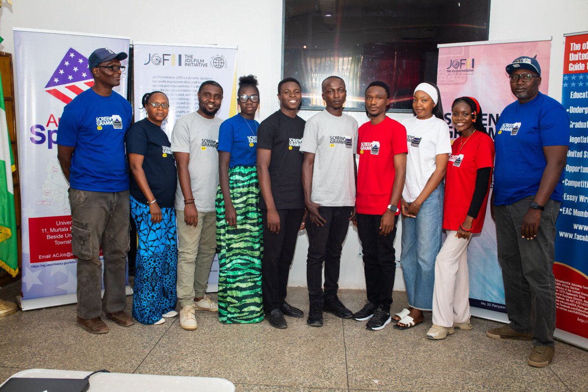 DAY 5/6 – ScreenGramm 2026
Finale

2 Creative Sessions:
-Responsible Citizenship led by Mr Eddie Oguns
-Intellectual Property by Mrs Mayo Mafulul

-Presentation of Certificates

#Screenwriting
#Storytelling
#JOFII
#CreativeEducation
#WindowOnAmerica
#YouthVoices 
#EmbassySupport