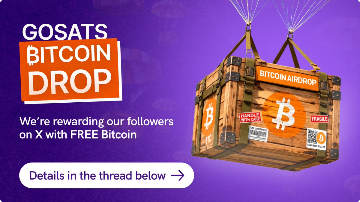 GoSats 🌋 - Rewards in Bitcoin and Gold tweet media