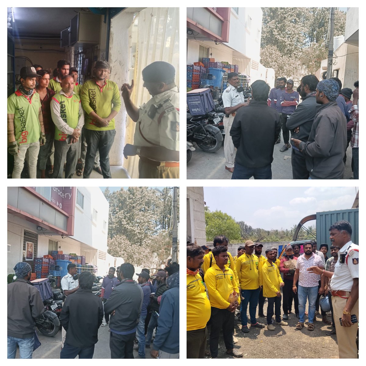 ELECTRONIC CITY TRAFFIC BTP tweet media