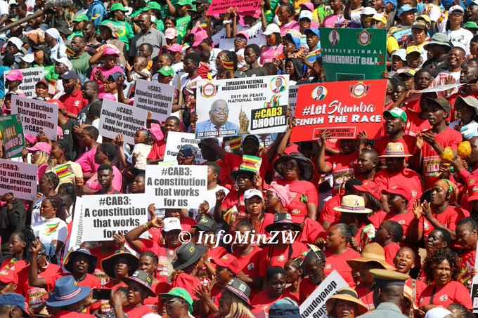 #CAB3 has gained its momentum and the movement is unstoppable, The voice of the people is the voice of GOD, we made this constitution, we can also revise/amend it.