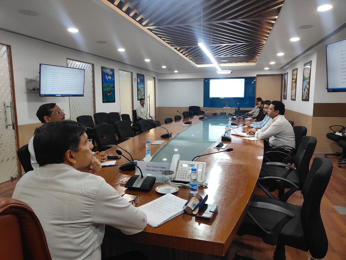 CwmaDelhi's tweet photo. The 133rd meeting of Cauvery Water Regulation Committee (CWRC) was held under the hybrid mode under the chairmanship of chairman CWRC on 24th March 2026 at CWMA office, New Delhi
#cwrc #cwrcmeeting
@cleanganganmcg @nwmgoi https://t.co/IWkwVbpeD6