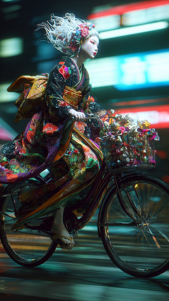 ryo1_74's tweet photo. Tokyo Kimono Rider.
#aiart #japan #tokyo #kimono #girl #rider https://t.co/Wo0b6CtY30
