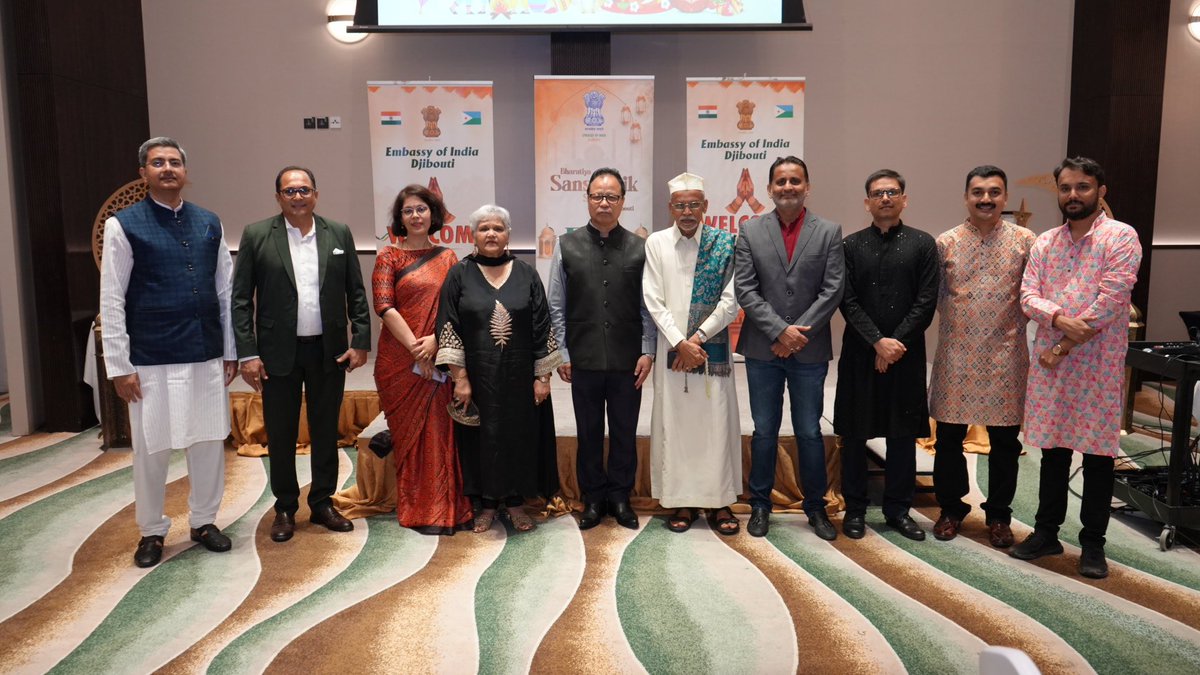 BSSdjib's tweet photo. Moments from the "Eid Milan" arranged by Bharatiya Sanskritik Samagam at Hotel Ayla Grand Djibouti. https://t.co/5SDfpZo90T