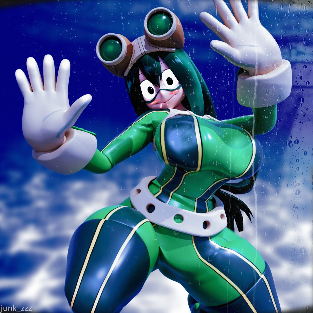 zzz_junk's tweet photo. Tsuyu render test.

model by @scrag_boy https://t.co/FDNikSPWun
