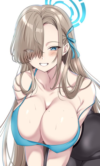 #一之瀬アスナ #ブルアカ #BlueArchive       
色を塗りました。 