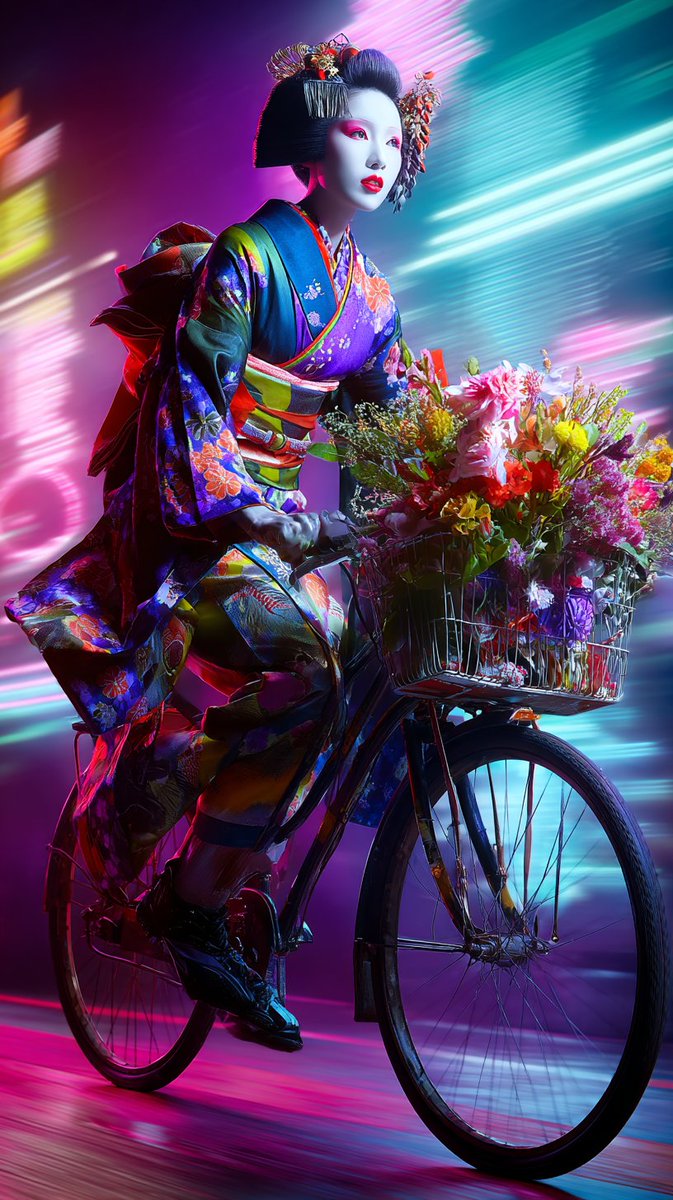 ryo1_74's tweet photo. Tokyo Kimono Rider.
#aiart #japan #tokyo #kimono #girl #rider https://t.co/qeBe9IiK7o