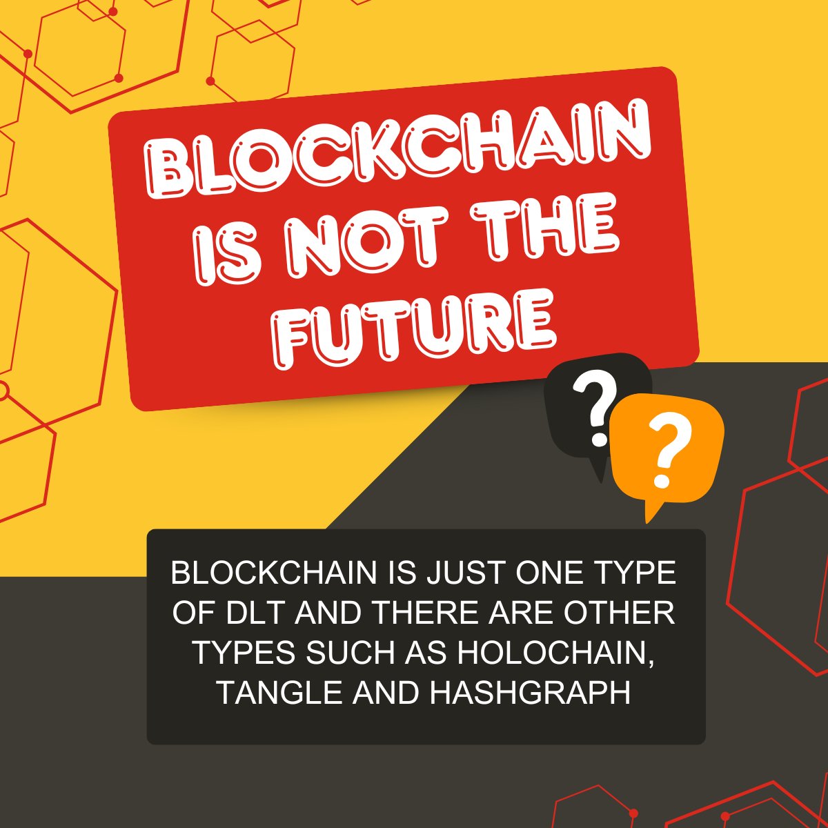 #Blockchain is just ONE type of DLT. There are others, but most still struggle with the quadrilemma: speed, security, scalability, and decentralization.
ONLY <a href="/hashgraph/">Hashgraph</a> DLT solves this.
Learn more: disscordify.com/hedera-hashgra…

<a href="/ethereum/">Ethereum</a> <a href="/solana/">Solana</a> <a href="/Bitcoin/">Bitcoin</a> #Hedera #Hashgraph #BTC #HBAR