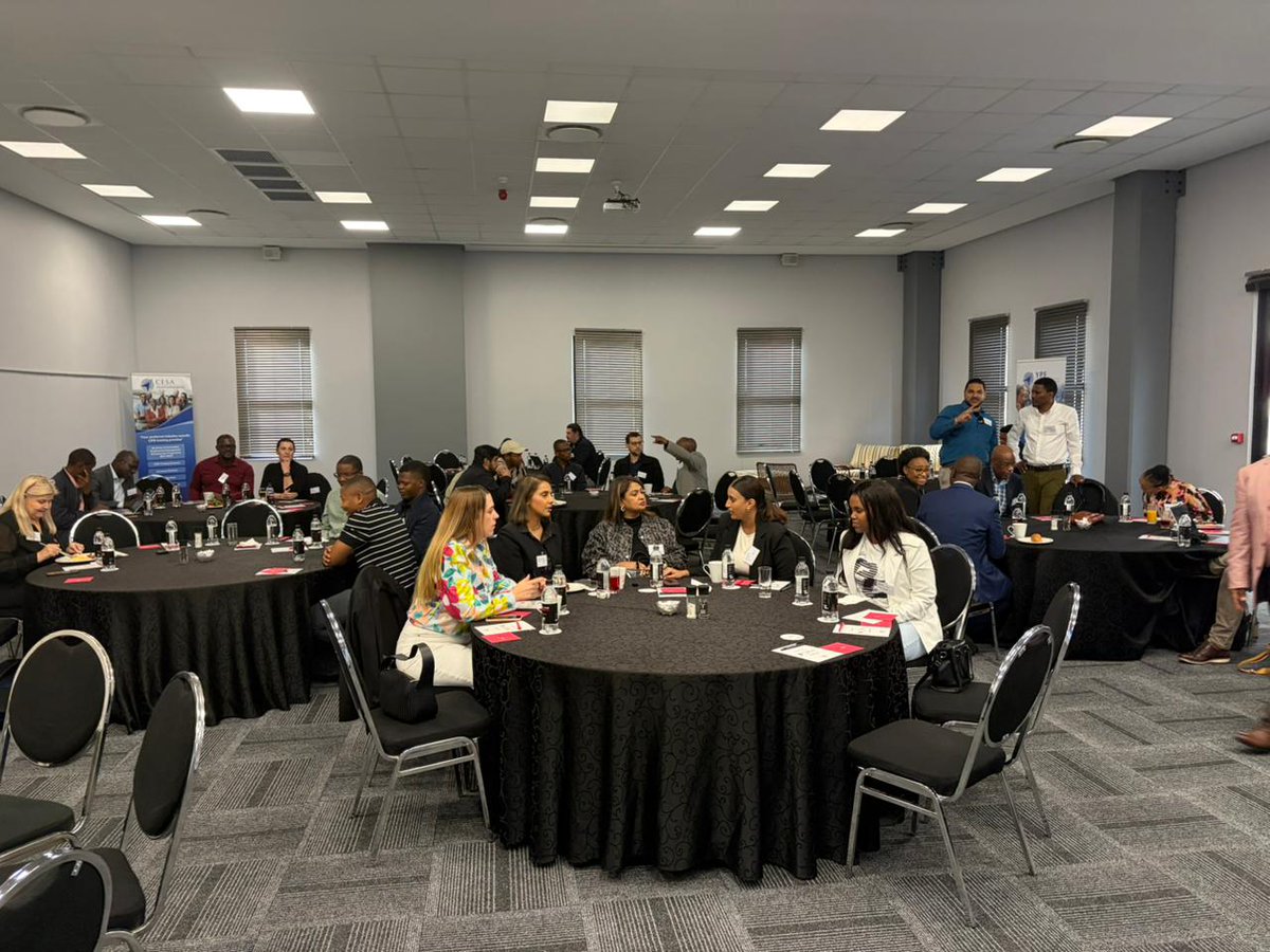 The_CESA's tweet photo. We’re about start our CESA Gauteng #BranchFunction - an important gathering of members, industry leaders & professionals committed to strengthening SA’s infrastructure environment.
#CESAGauteng
#BranchFunction
#SecuringOurFuture
#ConsultingEngineers
#CESAAdvocacy https://t.co/uOb3gswkwL