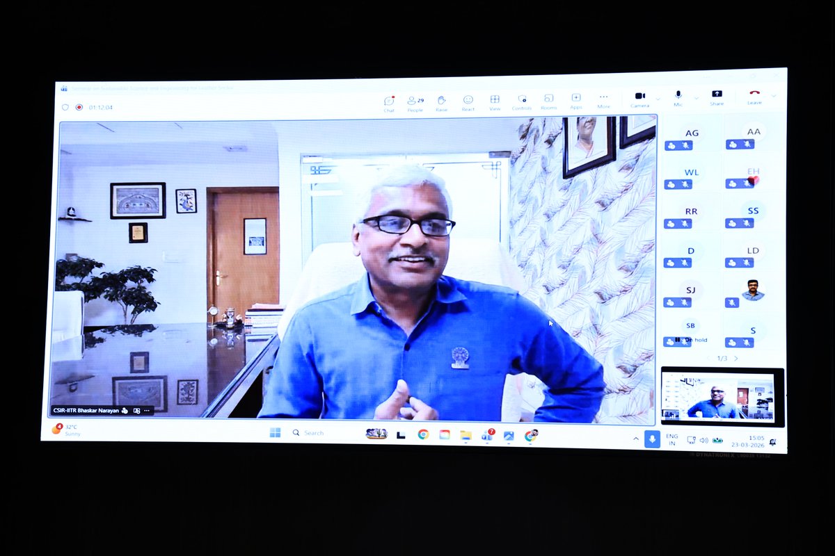 CSIR-CLRI tweet media