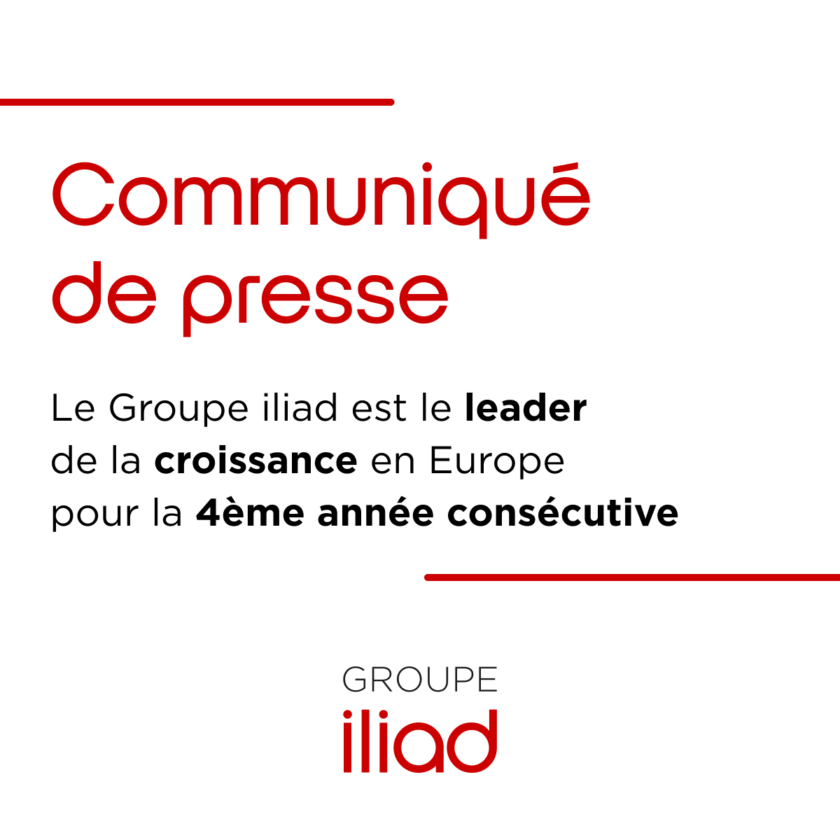 Groupe iliad tweet media
