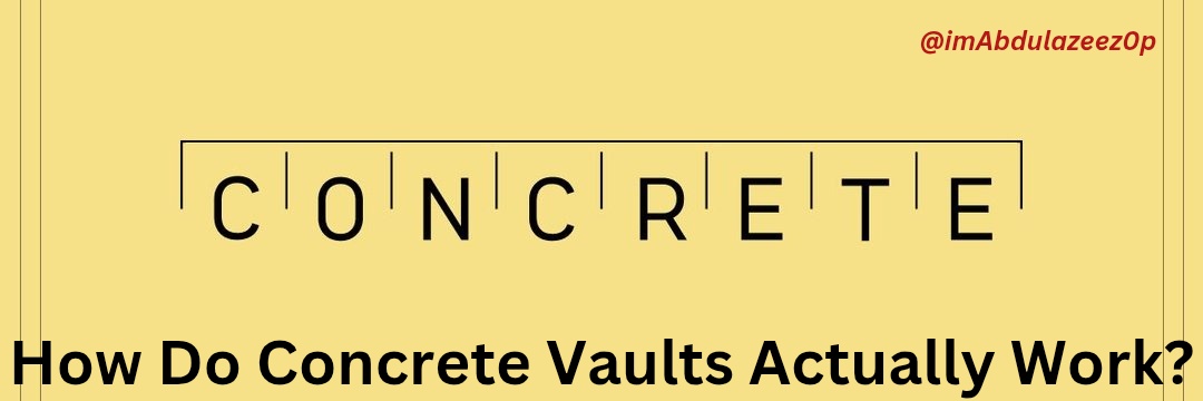 How Do Concrete Vaults Actually Work?

🧵 

/1. It's overwhelmingly simple, secure, and quietly effective. DeFi elevated to easy mode infrastructure , where your assets stay productive with minimal intervention.