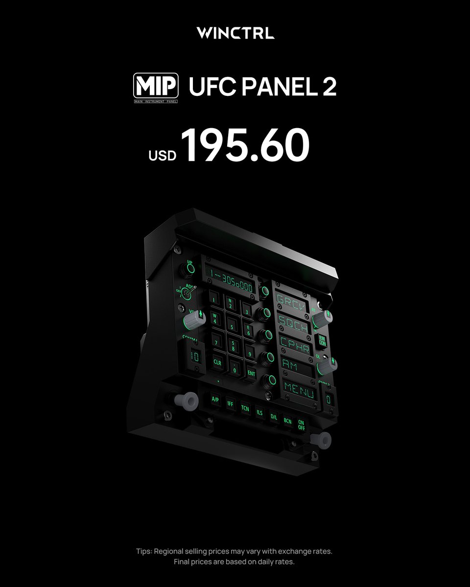 winctrlofficial's tweet image. WINCTRL 2026 Roadmap Taking Shap.

✅ URSA MINOR Combat Throttle: From $154.95
2 versions for universal HOTAS setups
✅ ViperAce Throttle Grip 2: $244.06
Enhanced dial realism, now with vibration
✅ UFC Panel 2: $195.60
Hard keys, upgraded operation

Shaped by your feedback. Work