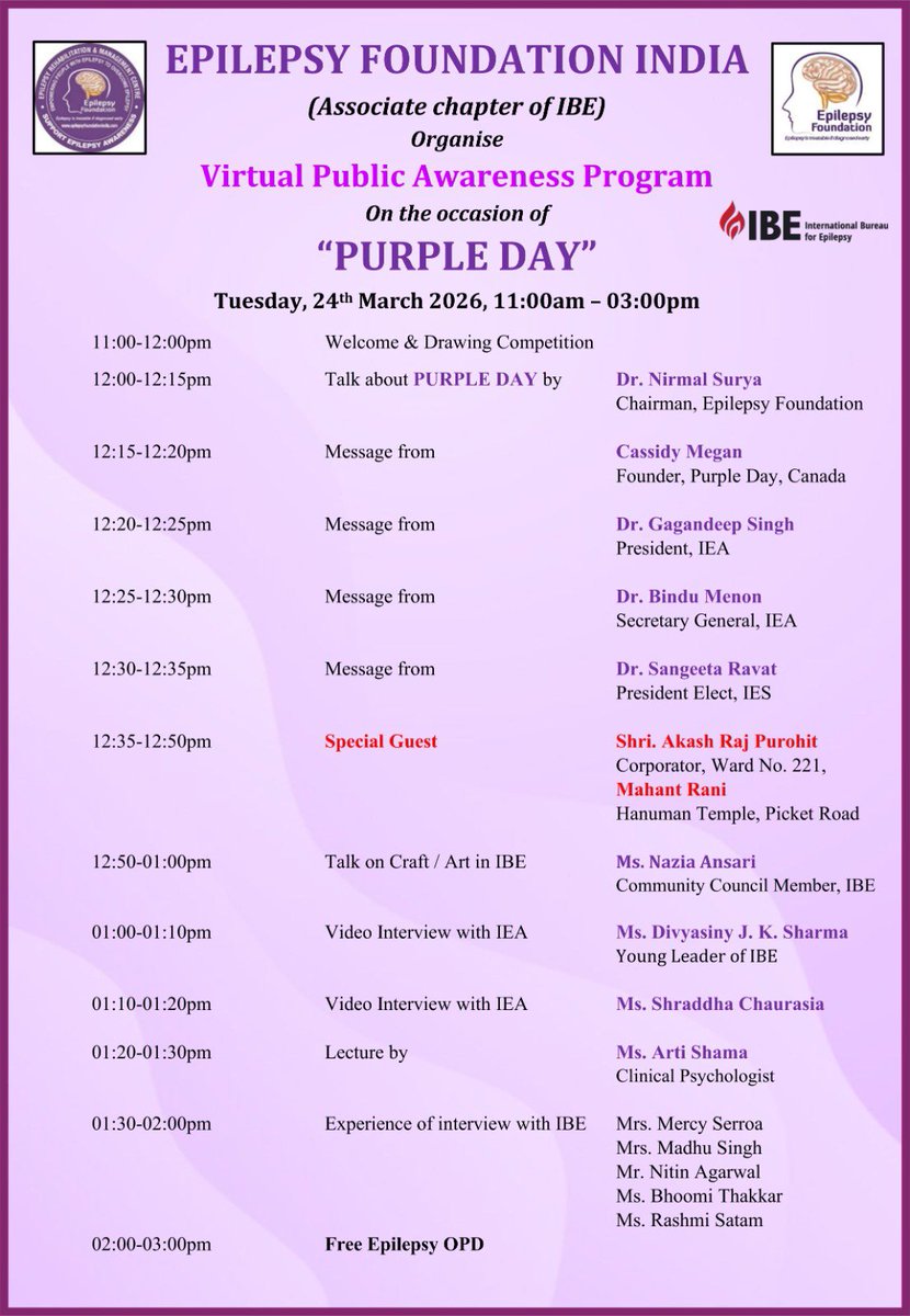 Epilepsy Foundation tweet media