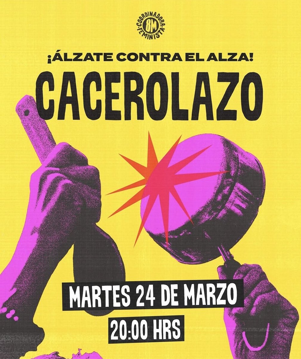 🔴 Organizaciones de mujeres llaman a realizar cacerolazo ante el alza.