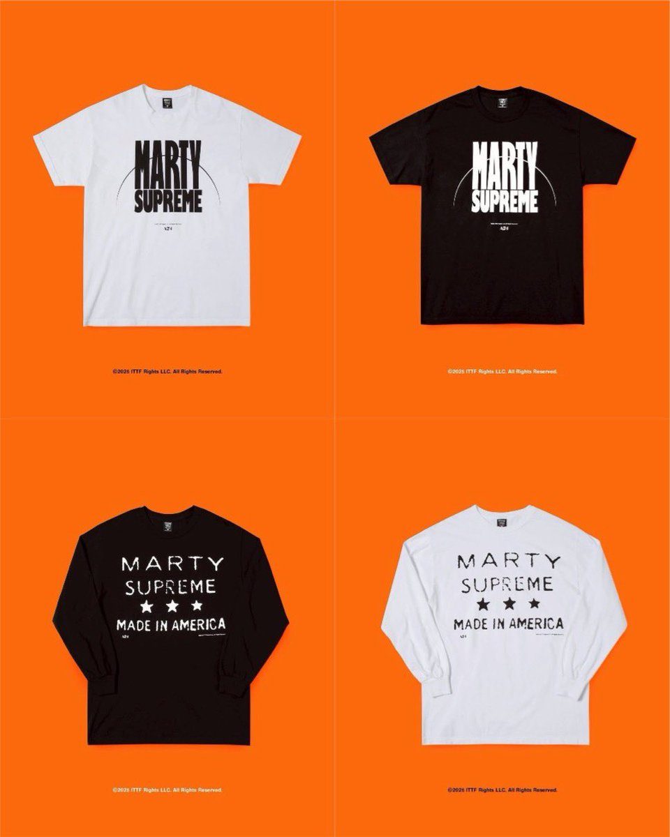 MARTY SUPREME x GEEKS RULE コラボTシャツが国内3月25日（水）10:00