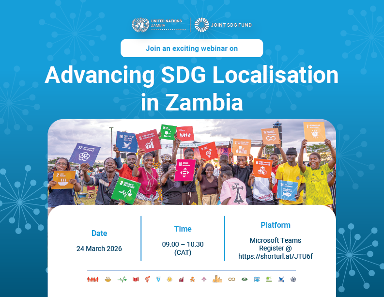 UNDPZambia's tweet photo. 🔴We are live!

Exploring how Zambia is translating decentralisation into real development outcomes through stronger local systems, better data, and more effective financing.

📅24 March 2026
🕘09:00 – 10:30 CAT
Join: https://t.co/DzQdV4RFX5 https://t.co/27qn2qq3qx