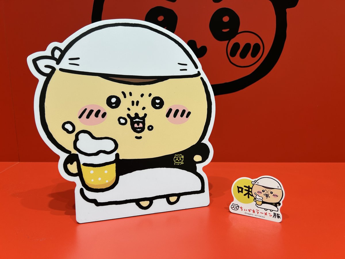 ちいかわラーメン豚　広島 tweet media