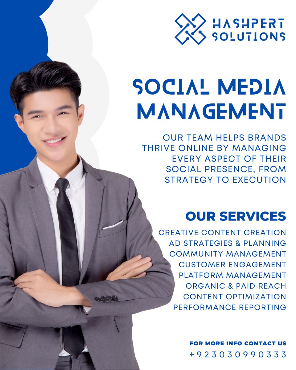 Hashpert's tweet photo. 🚀 Struggling with social media? Let the experts handle it 📊

Team @Hashpert manages your accounts with a data-driven approach to boost visibility, engagement, &amp; growth

🔗 For more info visit https://t.co/odAvp38007

#HashpertSolutions #SocialMediaManagement #SocialMedia #SMM https://t.co/eW3QP91nZy