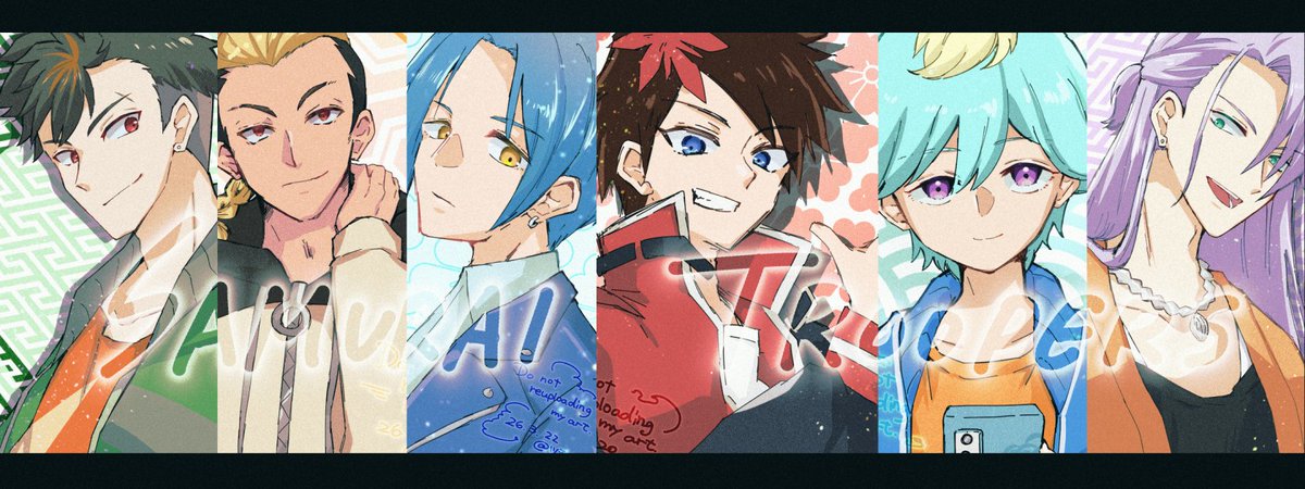 tsu__mo's tweet photo. #サムライトルーパーファンアート

何が何でも第1クール最終回放送前にトルーパー全員描き切りたかった！！！！！！！
今夜がたのしみです https://t.co/SgzMqXpqts