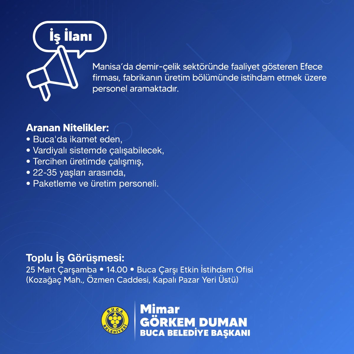 Buca Belediyesi tweet media