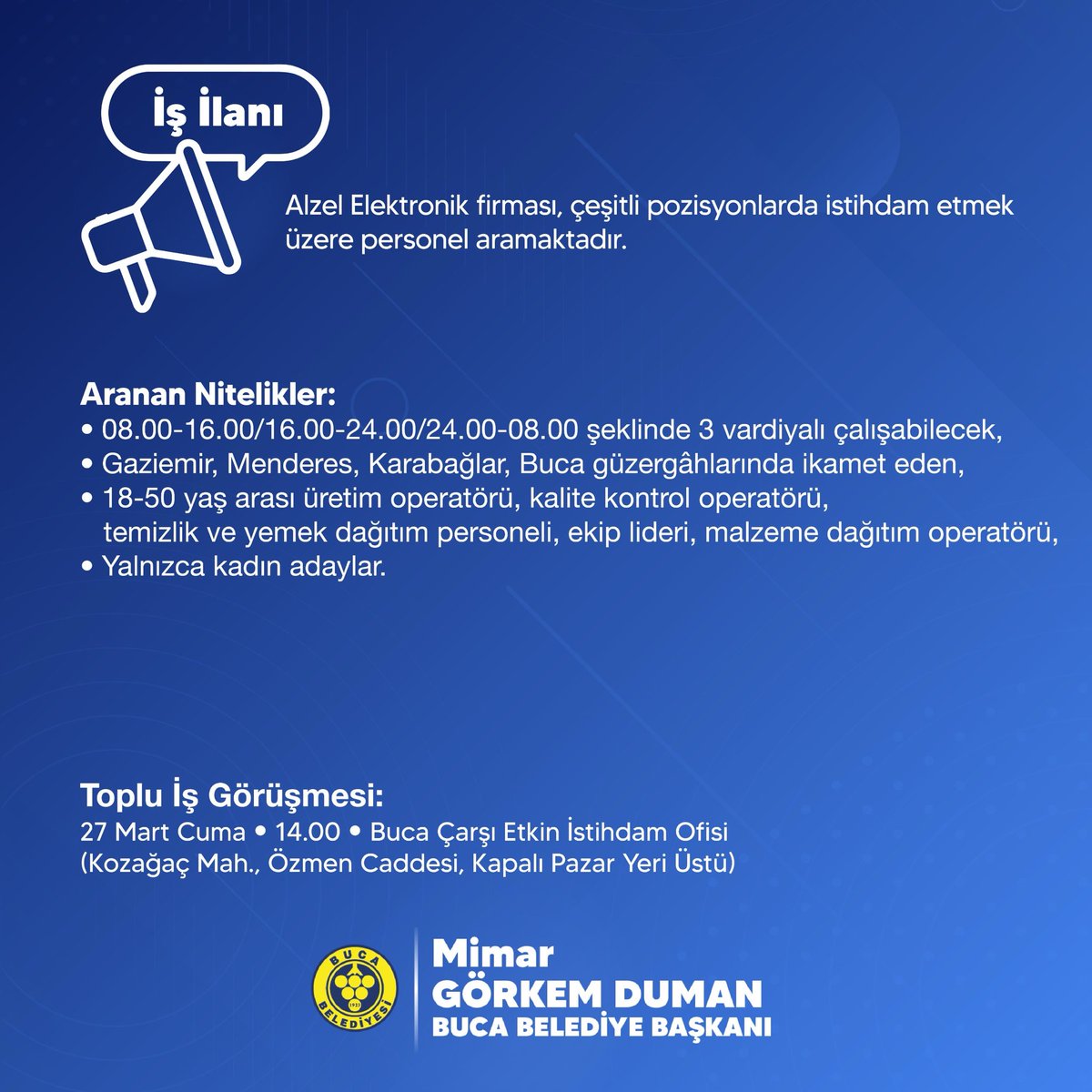 Buca Belediyesi tweet media