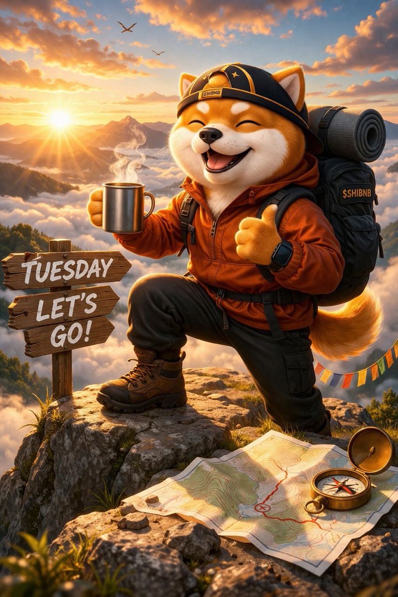 GM ShibNB Fam! ☀️

Happy Tuesday!

No pressure, just progress. Every small step you take in crypto learning, engaging, building  adds up over time.

Stay consistent, it always pays off.

Quick one for the fam:
What are you focusing on improving this week? 🚀

#SHIBNB  #Web3