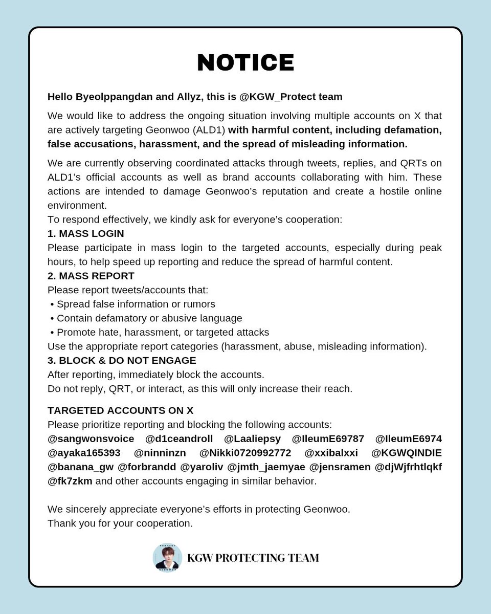 KGW PROTECTING TEAM tweet media