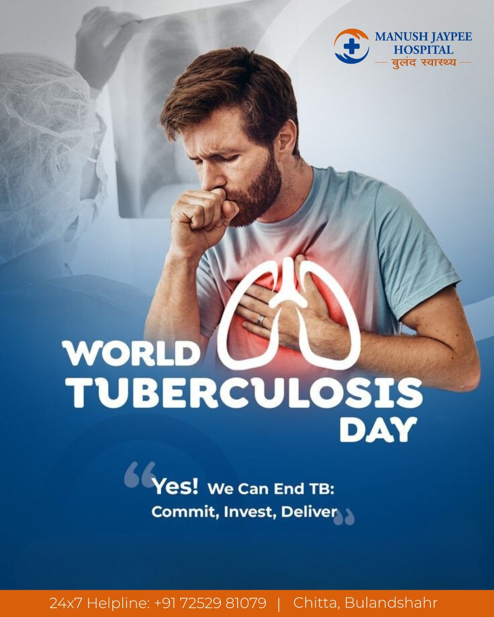 MJHChitta's tweet photo. On World Tuberculosis Day, let us reaffirm our commitment to eliminate Tuberculosis through awareness, early diagnosis, and timely treatment. Together we can build a healthier future and move closer to a TB-free world.

#WorldTBDay #PublicHealth #HealthAwareness #TBFreeIndia https://t.co/nXs93Ag58l