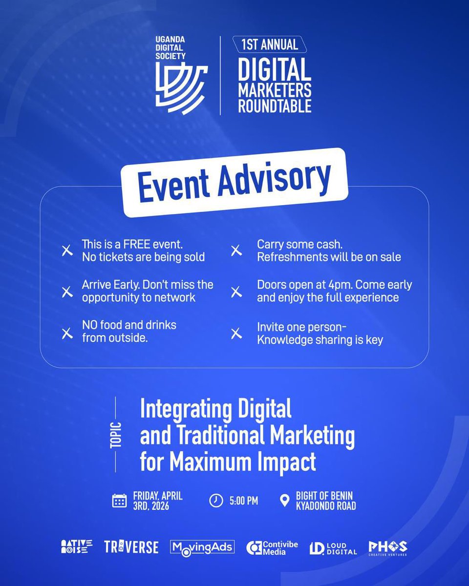 UDigitalSociety's tweet photo. Before you show up on 3rd April, here’s what you need to know 👇 https://t.co/t4Ff4XTI3X