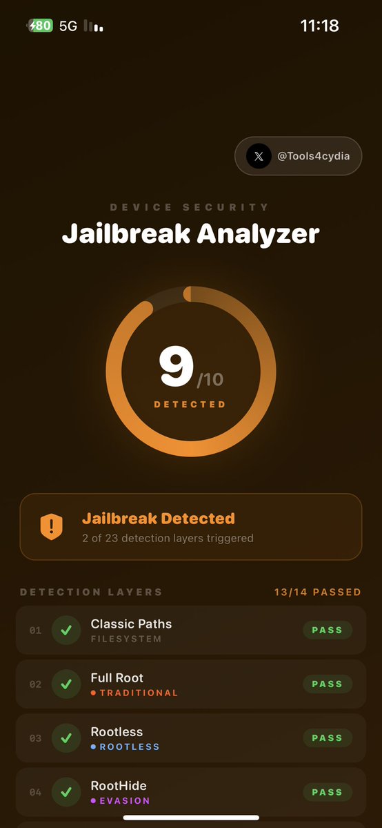 ‏Tools➍Cydia tweet media