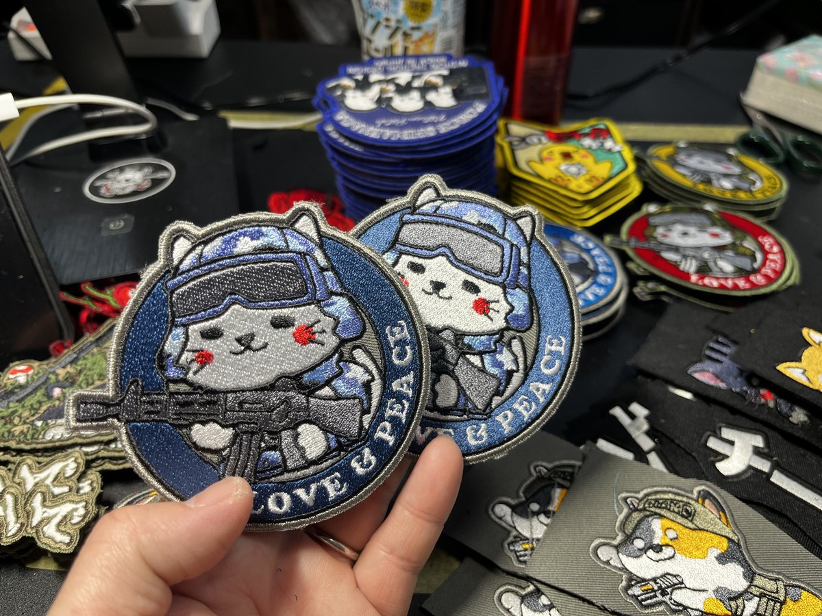 にとろん@サバゲ×動物のパッチ屋さん tweet media